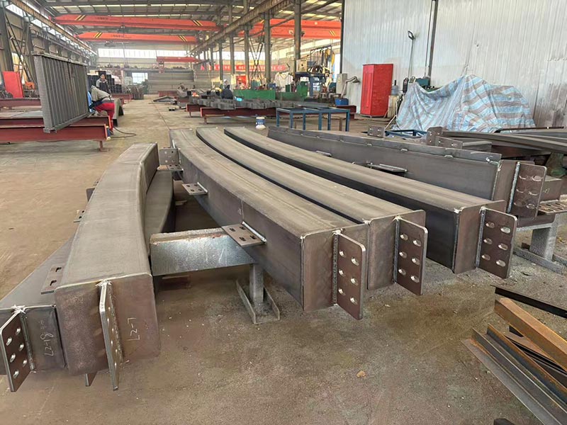 customized steel structure processing project