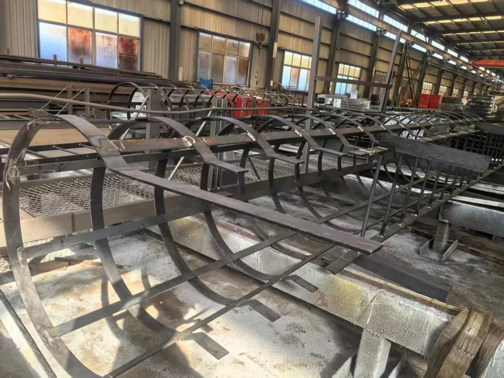 Industriell stålstige for vertikal tilgang